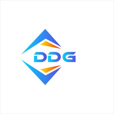 Beyaz arka planda DDG soyut teknoloji logosu tasarımı. DDG yaratıcı harflerin baş harfleri logo kavramı.