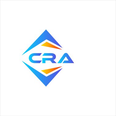 Beyaz arka planda CRA soyut teknoloji logosu tasarımı. CRA yaratıcı harflerin baş harfleri logo kavramı.