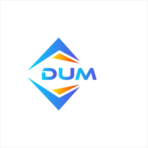 Dum Abstrakte Technologie Logo Design Auf Weißem Hintergrund Dum Kreative — Stockvektor