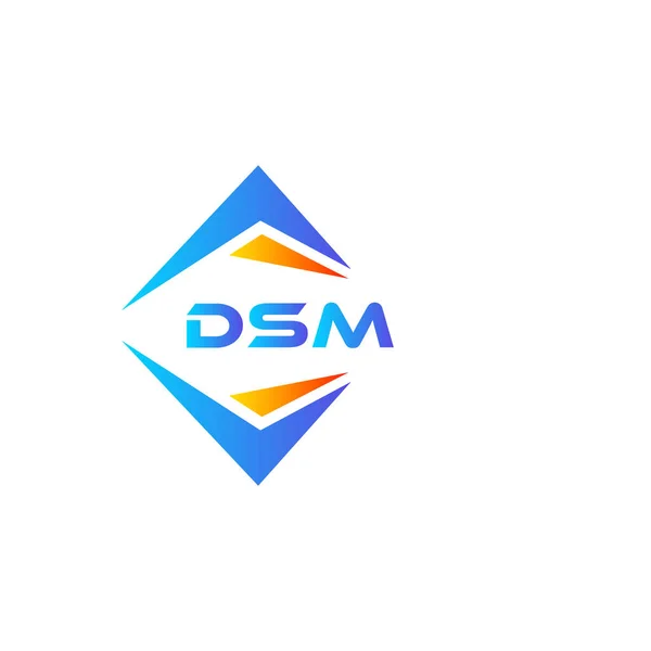 Dsm Abstrakte Technologie Logo Design Auf Weißem Hintergrund Dsm Kreative — Stockvektor