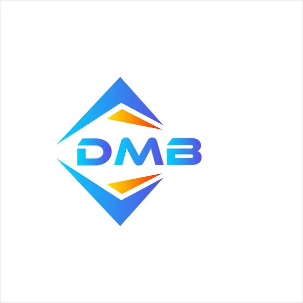 Dmb Abstrakte Technologie Logo Design Auf Weißem Hintergrund Dmb Kreative — Stockvektor