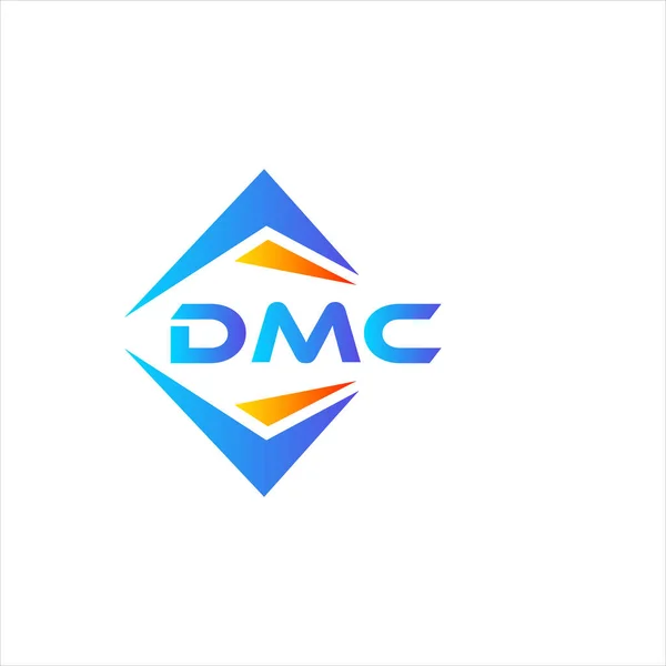 Dmc Abstract Technology Logo Design White Background Dmc Creative Initials — Stock Vector