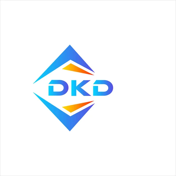 Dkd Abstrakte Technologie Logo Design Auf Weißem Hintergrund Dkd Kreative — Stockvektor
