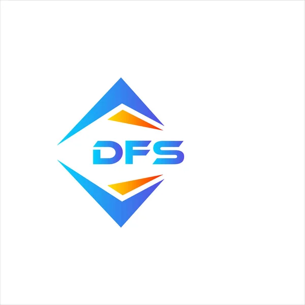 Dfs Abstrakte Technologie Logo Design Auf Weißem Hintergrund Dfs Kreative — Stockvektor