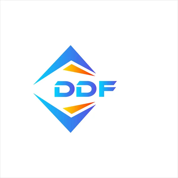 Ddf Abstrakte Technologie Logo Design Auf Weißem Hintergrund Ddf Kreative — Stockvektor