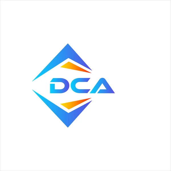 Dca Abstrakte Technologie Logo Design Auf Weißem Hintergrund Dca Kreative — Stockvektor