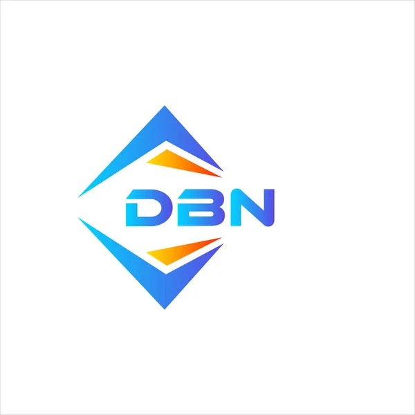 Dbn Abstrakte Technologie Logo Design Auf Weißem Hintergrund Dbn Kreative — Stockvektor