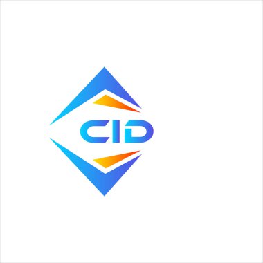 Beyaz arka planda CID soyut teknoloji logosu tasarımı. CID yaratıcı harflerin baş harfleri logo kavramı.