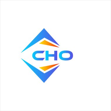 CHO soyut teknoloji logo tasarımı beyaz arka planda. CHO yaratıcı harflerin baş harfleri logo kavramı.