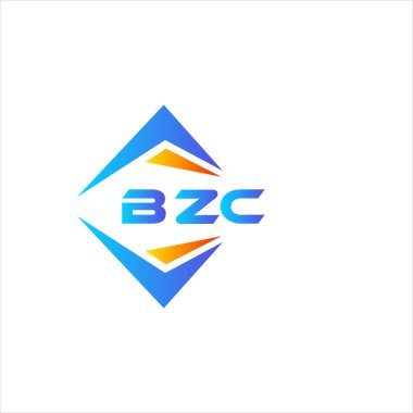 Beyaz arka planda BZC soyut teknoloji logosu tasarımı. BZC yaratıcı harflerin baş harfleri logo kavramı.