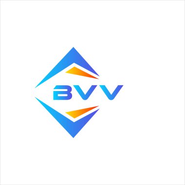 Beyaz arka planda WebBVV soyut teknoloji logosu tasarımı. BVV yaratıcı harflerin baş harfleri logo kavramı.