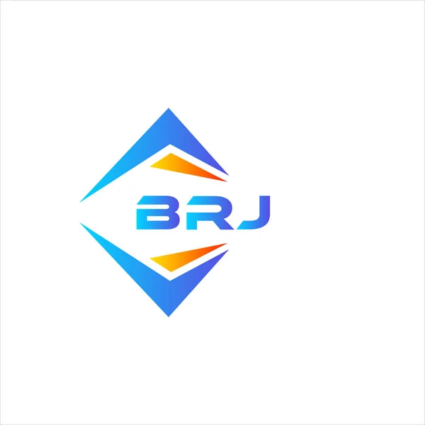 Дизайн Логотипа Brj Белом Фоне Концепция Логотипа Brj Creative Initials — стоковый вектор