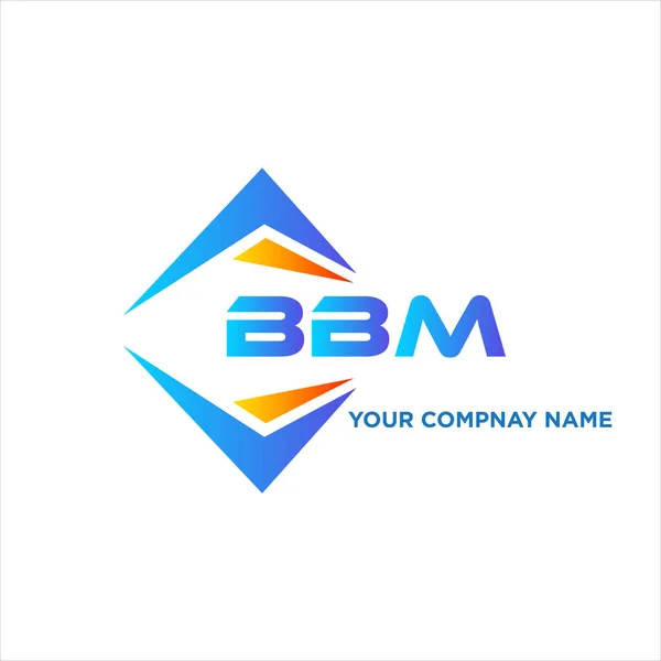 Desain Logo Teknologi Abstrak Bbm Pada Latar Belakang Putih Konsep - Stok Vektor