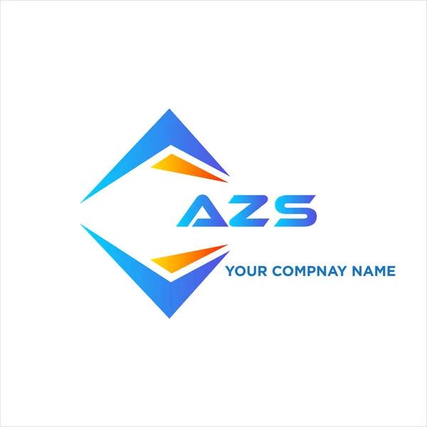 Webazs Design Logotipo Tecnologia Abstrata Fundo Branco Azs Iniciais Criativas — Vetor de Stock