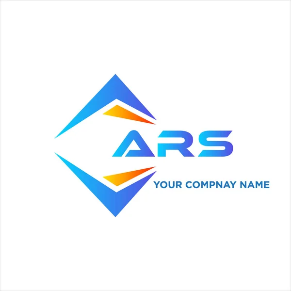 Ars Design Logotipo Tecnologia Abstrata Fundo Branco Ars Iniciais Criativas — Vetor de Stock