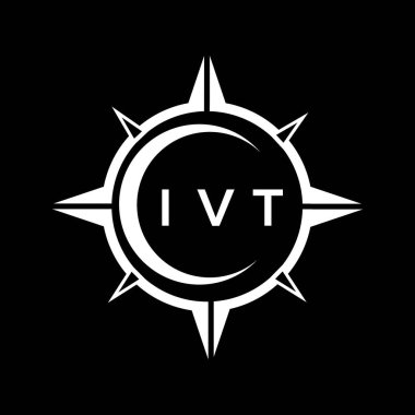 IVT soyut teknoloji çemberi logo tasarımını siyah arka plana ayarlıyor. IVT 'nin baş harfleri harf logosu. IVT soyut teknoloji çemberi siyah arkaplan üzerine logo tasarımı yapıyor. IVT yaratıcı harflerin baş harfleri logosu.