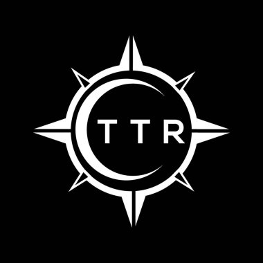 TTR soyut teknoloji logosu tasarımıdır. TTR yaratıcı harflerin baş harfleri logo kavramı.