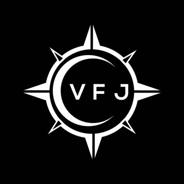 VFJ soyut teknoloji logosu tasarımıdır. VFJ yaratıcı harflerin baş harfleri logo kavramı. VFJ soyut teknoloji logosu tasarımı. VFJ yaratıcı harflerin baş harfleri logo kavramı.