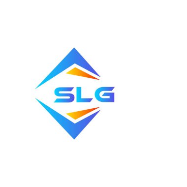 Beyaz arka planda SLG soyut teknoloji logo tasarımı. SLG yaratıcı harflerin baş harfleri logo kavramı.