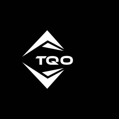 Beyaz arka planda TQO soyut teknoloji logosu tasarımı. TQO yaratıcı harflerin baş harfleri logo kavramı.