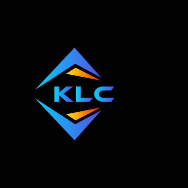 KLC soyut teknoloji logosu tasarımıdır. KLC yaratıcı harf logosu kavramı.