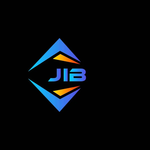 Jib Абстрактный Дизайн Логотипа Технологии Черном Фоне Концепция Логотипа Jib — стоковый вектор