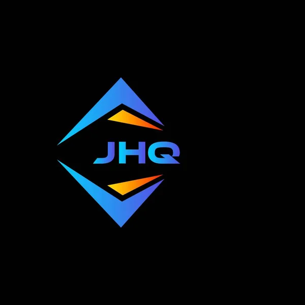 Σχεδιασμός Λογότυπου Αφηρημένης Τεχνολογίας Jhq Μαύρο Φόντο Έννοια Λογοτύπου Δημιουργικών — Διανυσματικό Αρχείο