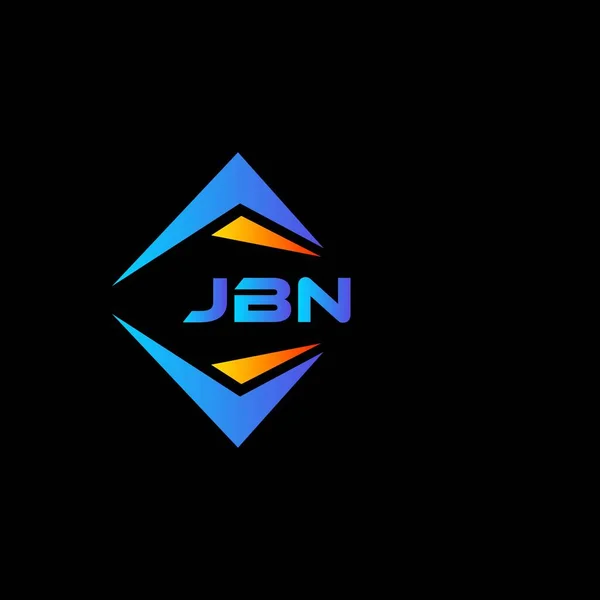 Σχεδιασμός Λογότυπου Αφηρημένης Τεχνολογίας Jbn Μαύρο Φόντο Έννοια Λογοτύπου Δημιουργικών — Διανυσματικό Αρχείο
