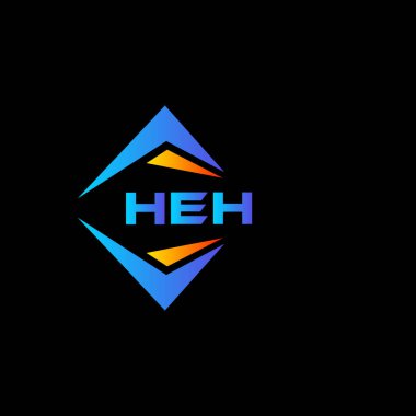 HEH soyut teknoloji logosu tasarımıdır. HEH yaratıcı harflerin baş harfleri logo kavramı.