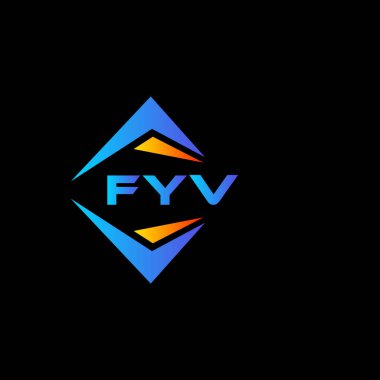 FYV soyut teknoloji logosu tasarımıdır. FYV yaratıcı harflerin baş harfleri logo kavramı.