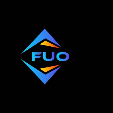 FUO soyut teknoloji logosu tasarımıdır. FUO yaratıcı harflerin baş harfleri logo kavramı.