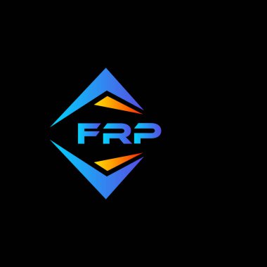 FRP soyut teknoloji logosu tasarımıdır. FRP yaratıcı harflerin baş harfleri logo kavramı.