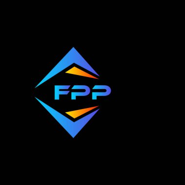 FPP soyut teknoloji logosu tasarımıdır. FPP yaratıcı harflerin baş harfleri logo kavramı.