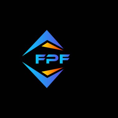 FPF soyut teknoloji logosu tasarımıdır. FPF yaratıcı harflerin baş harfleri logo kavramı.