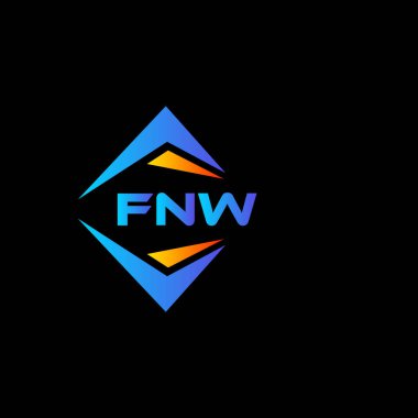 FNW soyut teknoloji logosu tasarımıdır. FNW yaratıcı harflerin baş harfleri logo kavramı.