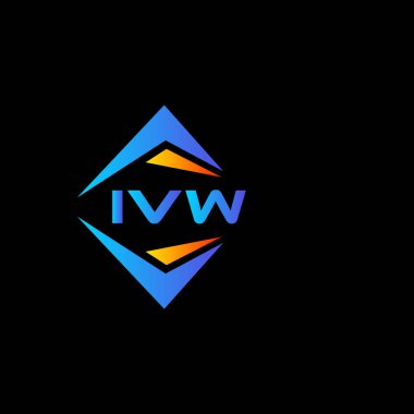 Beyaz arka planda IVW soyut teknoloji logosu tasarımı. IVW yaratıcı harflerin baş harfleri logo kavramı.