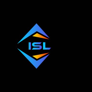 Beyaz arka planda ISL soyut teknoloji logosu tasarımı. ISL yaratıcı harflerin baş harfleri logo kavramı.