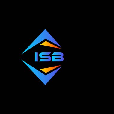 Beyaz arka planda ISB soyut teknoloji logosu tasarımı. ISB yaratıcı harflerin baş harfleri logo kavramı.