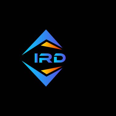 IRD, beyaz arka planda soyut teknoloji logosu tasarımı. IRD yaratıcı harflerin baş harfleri logo kavramı.