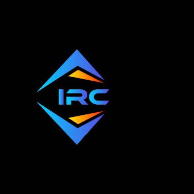 IRC, beyaz arka planda soyut teknoloji logosu tasarımı. IRC yaratıcı harflerin baş harfleri logo kavramı.