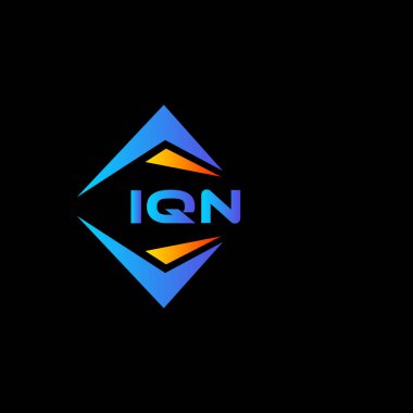 Beyaz arka planda IQN soyut teknoloji logosu tasarımı. IQN yaratıcı harflerin baş harfleri logo kavramı.