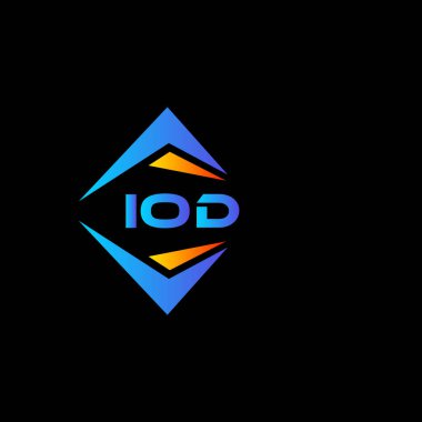 Beyaz arka planda IOD soyut teknoloji logosu tasarımı. IOD yaratıcı harflerin baş harfleri logo kavramı.