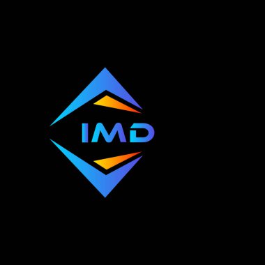 Beyaz arka planda IMD soyut teknoloji logo tasarımı. IMD yaratıcı harflerin baş harfleri logo kavramı.