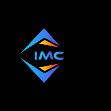 Beyaz arka planda IMC soyut teknoloji logosu tasarımı. IMC yaratıcı harf logosu kavramı.