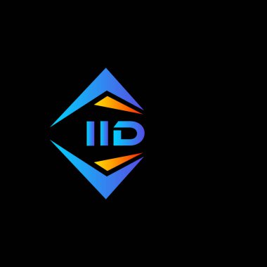 Beyaz arka planda IID soyut teknoloji logo tasarımı. IID yaratıcı harf logosu kavramı.