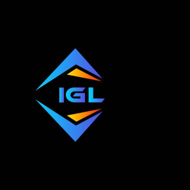 Beyaz arka planda IGL soyut teknoloji logosu tasarımı. IGL yaratıcı harf logosu kavramı.