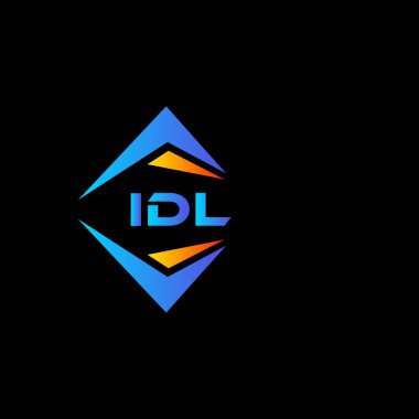 Beyaz arka planda IDL soyut teknoloji logo tasarımı. IDL yaratıcı harf logosu kavramı.