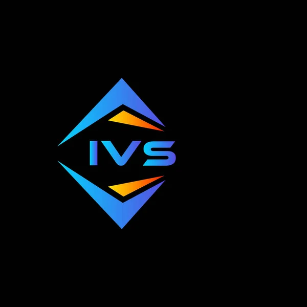 Ivs Design Logotipo Tecnologia Abstrata Fundo Branco Ivs Iniciais Criativas —  Vetores de Stock