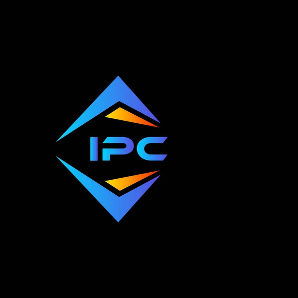 Diseño Del Logotipo Tecnología Abstracta Ipc Sobre Fondo Blanco Ipc — Archivo Imágenes Vectoriales