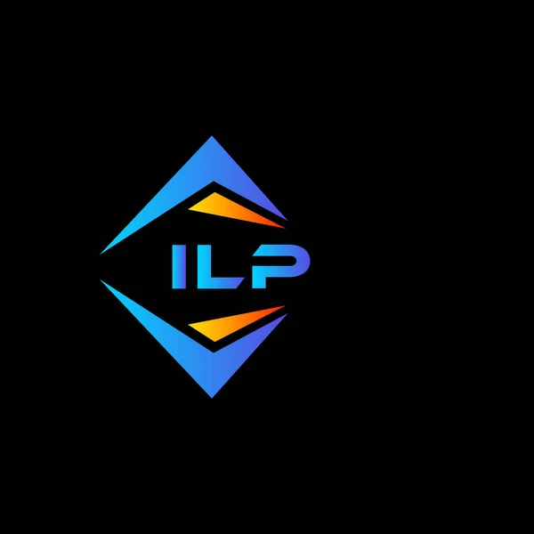 Ilp Diseño Logotipo Tecnología Abstracta Sobre Fondo Blanco Ilp Iniciales — Archivo Imágenes Vectoriales